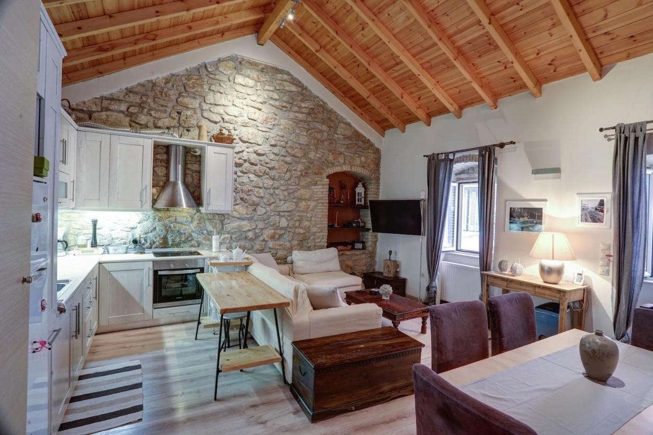 Luminous 2Bd Stone Apt In The Alleys Of Corfu Town Extérieur photo